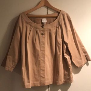 Kate Hill khaki swing jacket
